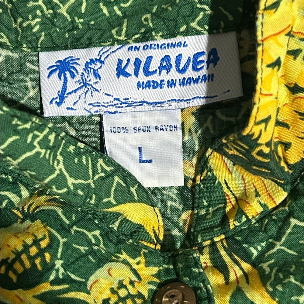 Vintage Kilauea made in Hawaii 2 piece set top and capris tropical summer - Picture 4 of 4